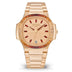 Patek Philippe Ladies Automatic Rose Wave Motif Dial Rose Gold & Multi-Colored Diamond Case/Bracelet 35.2mm 7118-1300R-001