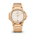 Patek Philippe Nautilus 35.2 mm Silver Dial with Diamonds 18K Rose Gold Bracelet 7118/1200R-001