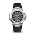 Patek Philippe Nautilus 40.5 mm Black Dial Stainless Steel   Leather Strap 5726A-001