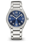 Patek Philippe Twenty~4 36 mm Blue Dial with Diamonds Stainless Steel Bracelet 7300/1200A-001 - WATCHXNYC