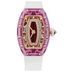 Richard Mille RM07-02 Automatic Winding Sapphire 30 mm 18k Rose Gold Dial Pink Gold Rubber Strap