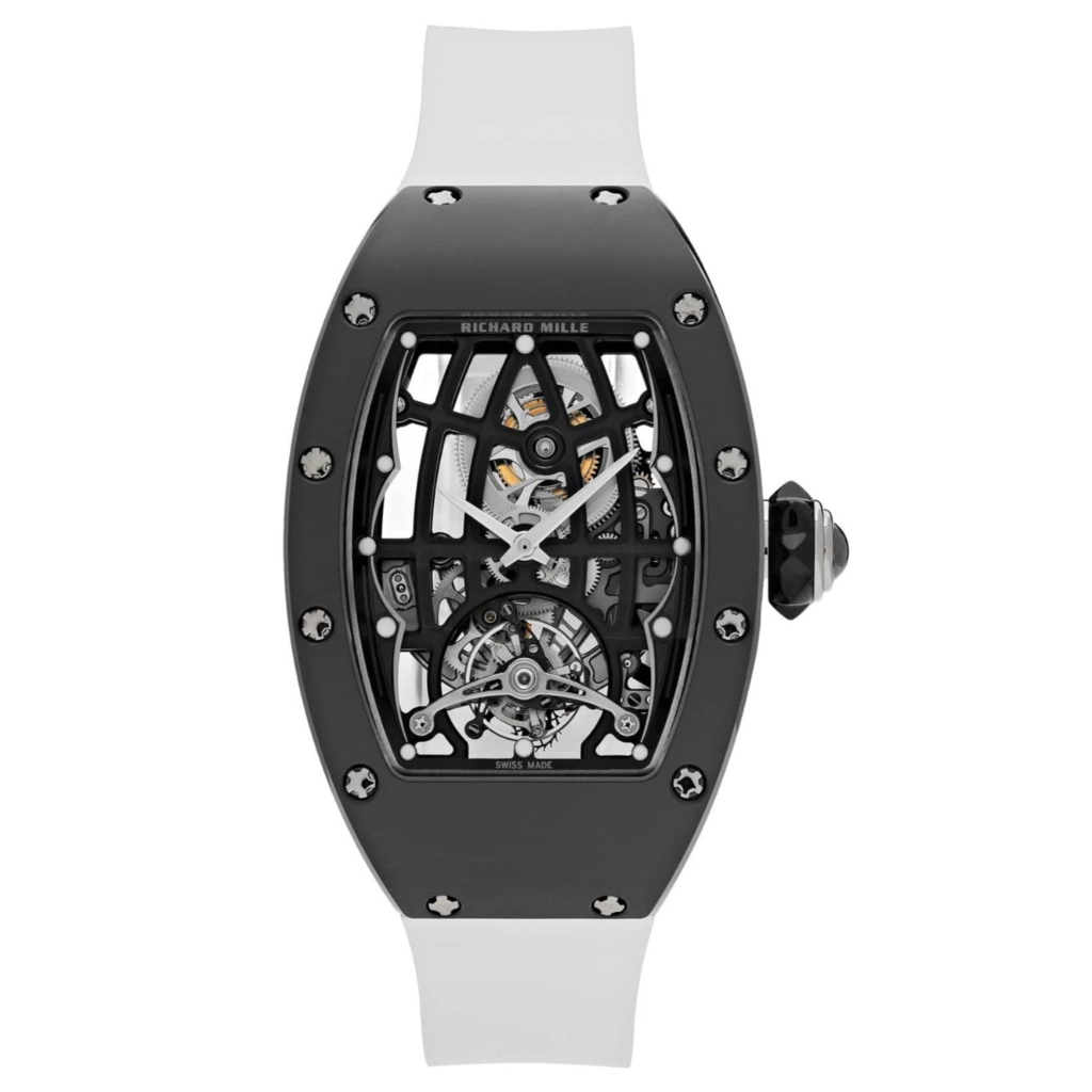 Richard Mille RM74-01 Elegance and science 52 mm Transparent Dial Titanium Rubber Strap - WATCHXNYC