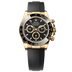 Rolex Cosmograph Daytona 40 mm Black Golden Counter Rings Dial 18 kt Yellow Gold Oysterflex Bracelet 126518ln-0008