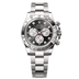 Rolex Cosmograph Daytona 40 mm Bright black and steel set with diamonds Dial 18 kt white gold Oyster bracelet 126509-0002