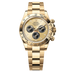 Rolex Cosmograph Daytona 40 mm Golden and Bright Black Dial 18 kt Yellow Gold Oyster Bracelet 126508-0006