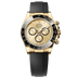 Rolex Cosmograph Daytona 40 mm Golden, Black Counter Rings Dial 18 kt Yellow Gold Oysterflex Bracelet 126518ln-0010
