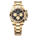 Rolex Cosmograph Daytona 40 mm Intense Black and Champagne-Colour Dial 18 kt Yellow Gold Oyster Bracelet 126508-0002