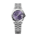 Rolex Datejust 31 mm Aubergine Set With Diamonds Dial Oystersteel and White Gold Jubilee Bracelet 278344rbr-0028