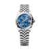 Rolex Datejust 31 mm Azzurro Blue Floral Motif Set With Diamonds Dial Oystersteel and White Gold Jubilee Bracelet 278344rbr-0038