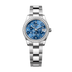 Rolex Datejust 31 mm Azzurro Blue Floral Motif Set With Diamonds Dial Oystersteel and White Gold Oyster Bracelet 278384rbr-0039