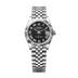 Rolex Datejust 31 mm Bright Black Dial Oystersteel and White Gold Jubilee Bracelet 278274-0002