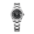 Rolex Datejust 31 mm Bright Black Dial with Diamonds Oystersteel and White Gold Oyster Bracelet 278384rbr-0001