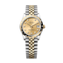 Rolex Datejust 31 mm Champagne-Colour Set With Diamonds Dial Oystersteel and 18k Yellow Gold Jubilee Bracelet 278343rbr-0026