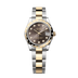 Rolex Datejust 31 mm Dark Grey Set With Diamonds Dial Oystersteel and 18k Yellow Gold Oyster Bracelet 278343rbr-0021
