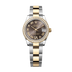 Rolex Datejust 31 mm Dark Grey Set With Diamonds Dial Oystersteel and 18k Yellow Gold Oyster Bracelet 278383rbr-0017