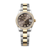 Rolex Datejust 31 mm Dark Grey Set With Diamonds Dial Oystersteel and 18k Yellow Gold Oyster Bracelet 278383rbr-0021