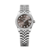 Rolex Datejust 31 mm Dark Grey Set With Diamonds Dial Oystersteel and White Gold Jubilee Bracelet 278384rbr-0010