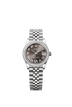 Rolex Datejust 31 mm Dark Grey Set With Diamonds Dial Oystersteel and White Gold Jubilee Bracelet 278384rbr-0032