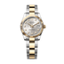 Rolex Datejust 31 mm Silver Set With Diamonds Dial Oystersteel and 18k Yellow Gold Oyster Bracelet 278273-0019
