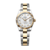 Rolex Datejust 31 mm White Mother-Of-Pearl Set With Diamonds Dial Oystersteel and 18k Yellow Gold Oyster Bracelet 278273-0027