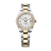 Rolex Datejust 31 mm White Mother-Of-Pearl Set With Diamonds Dial Oystersteel and 18k Yellow Gold Oyster Bracelet 278383rbr-0027