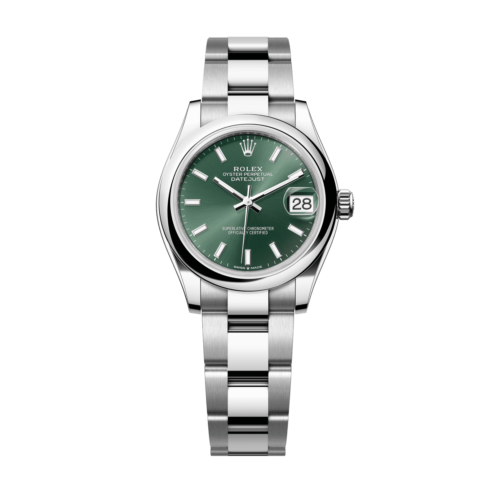 Rolex Datejust 31 mm Mint Green Dial Oystersteel Oyster Bracelet 278240-0011 - WATCHXNYC