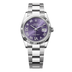 Rolex Datejust 36 mm Aubergine Dial with Diamonds Oystersteel and White Gold Oyster Bracelet 126234-0022