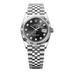 Rolex Datejust 36 mm Bright Black Dial with Diamonds Oystersteel and White Gold Jubilee Bracelet 126234-0027