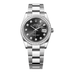 Rolex Datejust 36 mm Bright Black Dial with Diamonds Oystersteel and White Gold Oyster Bracelet 126284rbr-0020