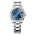 Rolex Datejust 36 mm Bright Blue Dial with Diamonds Oystersteel and White Gold Oyster Bracelet 126284rbr-0030