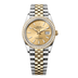 Rolex Datejust 36 mm Champagne-Colour Dial with Diamonds  Oystersteel and 18k Yellow Gold Jubilee Bracelet 126283rbr-0001