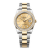 Rolex Datejust 36 mm Champagne-Colour Dial with Diamonds  Oystersteel and 18k Yellow Gold Oyster Bracelet 126283rbr-0002