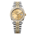 Rolex Datejust 36 mm Champagne-Colour Set With Diamonds Dial Oystersteel and 18k Yellow Gold Jubilee Bracelet 126283rbr-0003