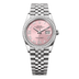 2025 Rolex Datejust 36 mm Pink Set With Diamonds Dial Oystersteel and White Gold Jubilee Bracelet 126284rbr-0023