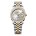 2025 Rolex Datejust 36 mm Silver Set With Diamonds Dial Oystersteel and 18k Yellow Gold Jubilee Bracelet 126283rbr-0017