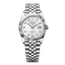 2025 Rolex Datejust 36 mm White Mother-Of-Pearl Dial with Diamonds Oystersteel and White Gold Jubilee Bracelet 126234-0019