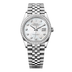 2025 Rolex Datejust 36 mm White Mother-Of-Pearl Dial with Diamonds Oystersteel and White Gold Jubilee Bracelet 126284rbr-0011