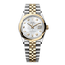 Rolex Datejust 36 mm White Mother-Of-Pearl Set With Diamonds Dial Oystersteel and 18k Yellow Gold Jubilee Bracelet 126203-0023