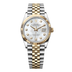 2025 Rolex Datejust 36 mm White Mother-Of-Pearl Set With Diamonds Dial Oystersteel and 18k Yellow Gold Jubilee Bracelet 126233-0023