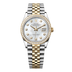 Rolex Datejust 36 mm White Mother-Of-Pearl Set With Diamonds Dial Oystersteel and 18k Yellow Gold Jubilee Bracelet 126283rbr-0009