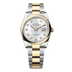 Rolex Datejust 36 mm White Mother-Of-Pearl Set With Diamonds Dial Oystersteel and 18k Yellow Gold Oyster Bracelet 126203-0024