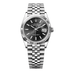 Rolex Datejust 36mm Bright Black Dial Oystersteel and White Gold Jubilee Bracelet 126234-0015