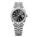 Rolex Datejust 36mm Bright Black Dial with Diamonds Oystersteel and White Gold Jubilee Bracelet 126284rbr-0007