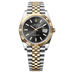 Rolex Datejust 41 mm Bright Black Dial Oystersteel and 18k Yellow Gold Jubilee Bracelet 126333-0014