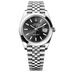 Rolex Datejust 41 mm Bright Black Dial Oystersteel  Jubilee Bracelet 126300-0012