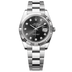 2021 Rolex Datejust 41 mm Bright Black Dial with Diamonds Oystersteel and White Gold Oyster Bracelet 126334-0011