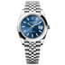 Rolex Datejust 41 mm Bright Blue Dial Oystersteel Jubilee Bracelet 126300-0002