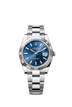 2025 Rolex Datejust 41 mm Bright blue Dial White Rolesor Oyster bracelet 126334-0001