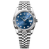 Rolex Datejust 41 mm Bright Blue Dial with Diamonds Oystersteel and White Gold Jubilee Bracelet 126334-0016