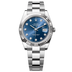 Rolex Datejust 41 mm Bright Blue Dial with Diamonds Oystersteel and White Gold Oyster Bracelet 126334-0015
